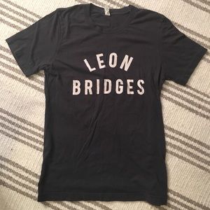 Leon Bridges fitted tee - official band merch!